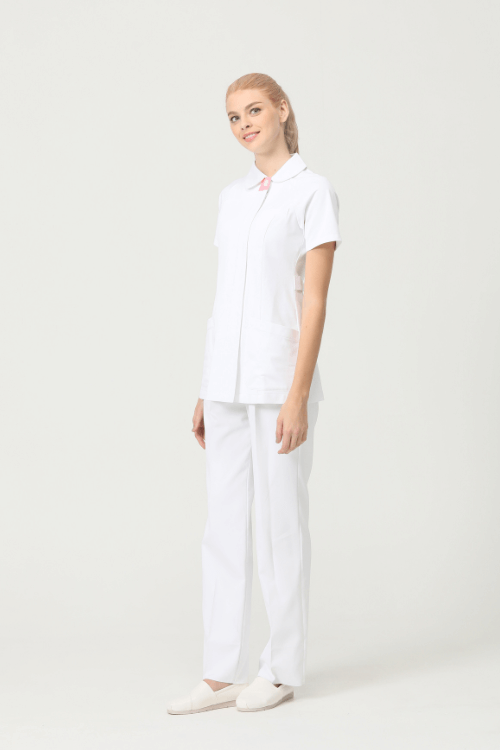 Nursing unifrom with pants white