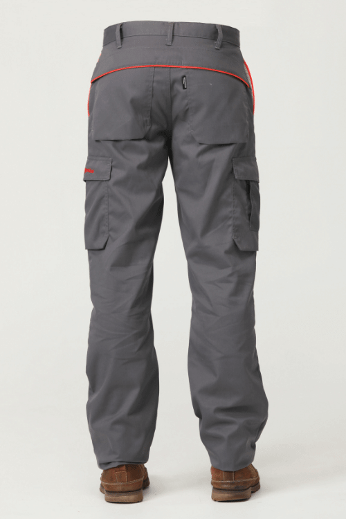 Workwear pants and trousers dark gray back