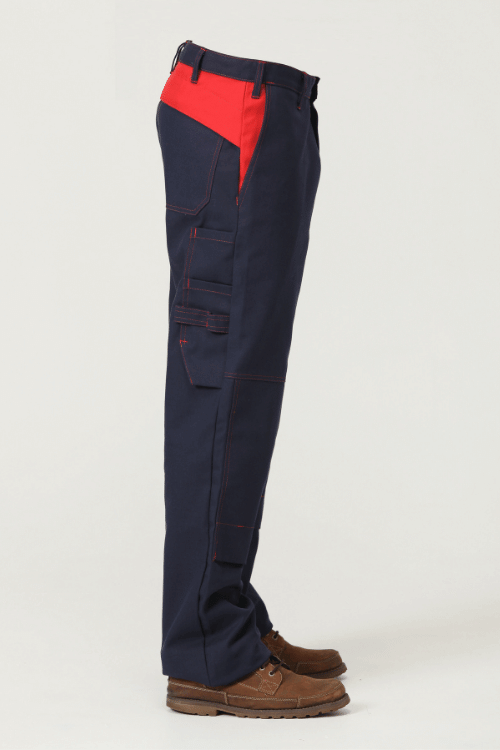 Workwear pants and trousers Red and Navy