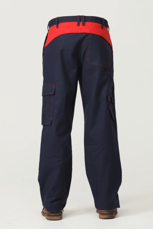 Workwear pants and trousers Red and Navy
